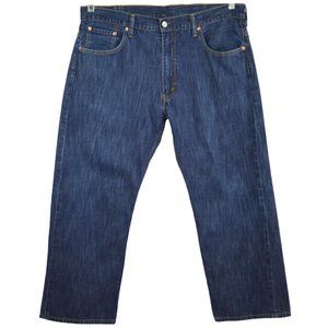 LEVI'S 569 Jeans Size 38 x 27 Dark Wash Denim Straight Leg Bootcut